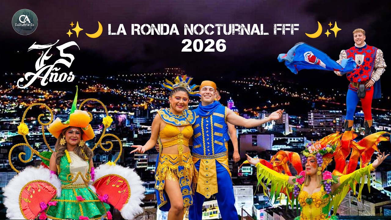 🎶💃✨🌙 La noche se vive llena de luces y música en la Ronda Nocturnal 🌙✨🕺