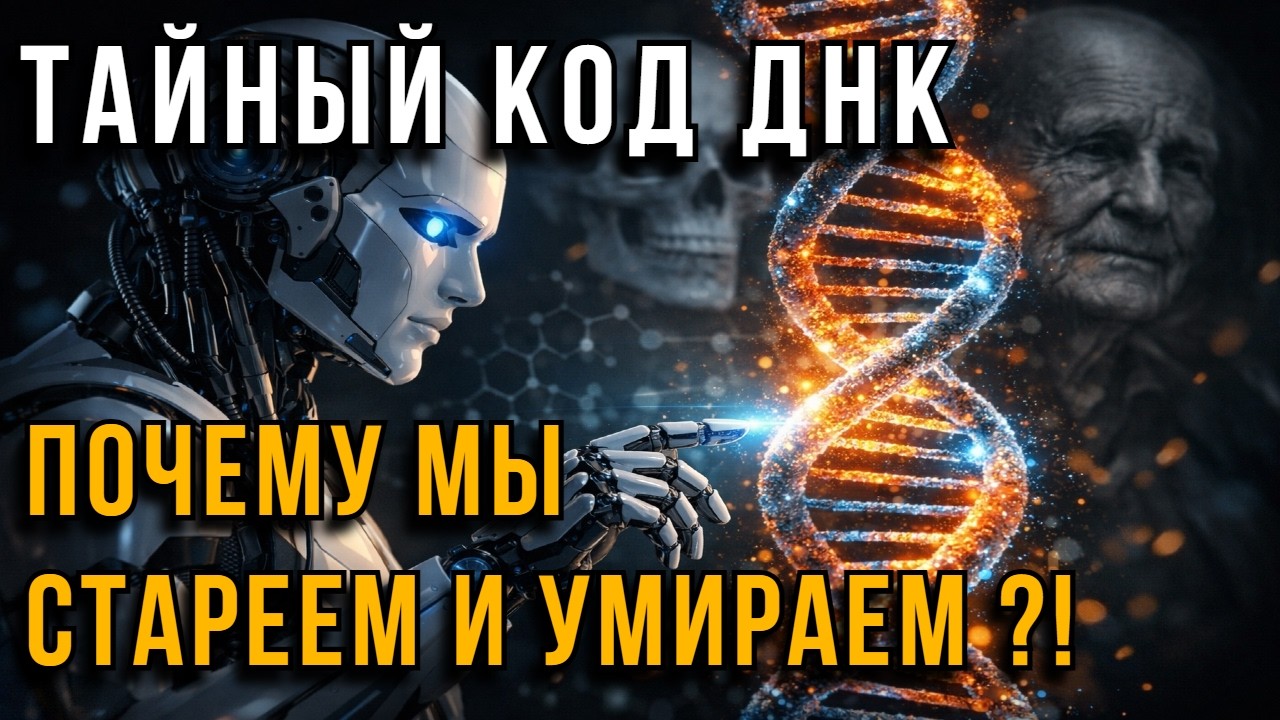 Искусственный интеллект проанализировал ТАЙНЫЙ КОД ДНК | Вот почему мы стареем и умираем.