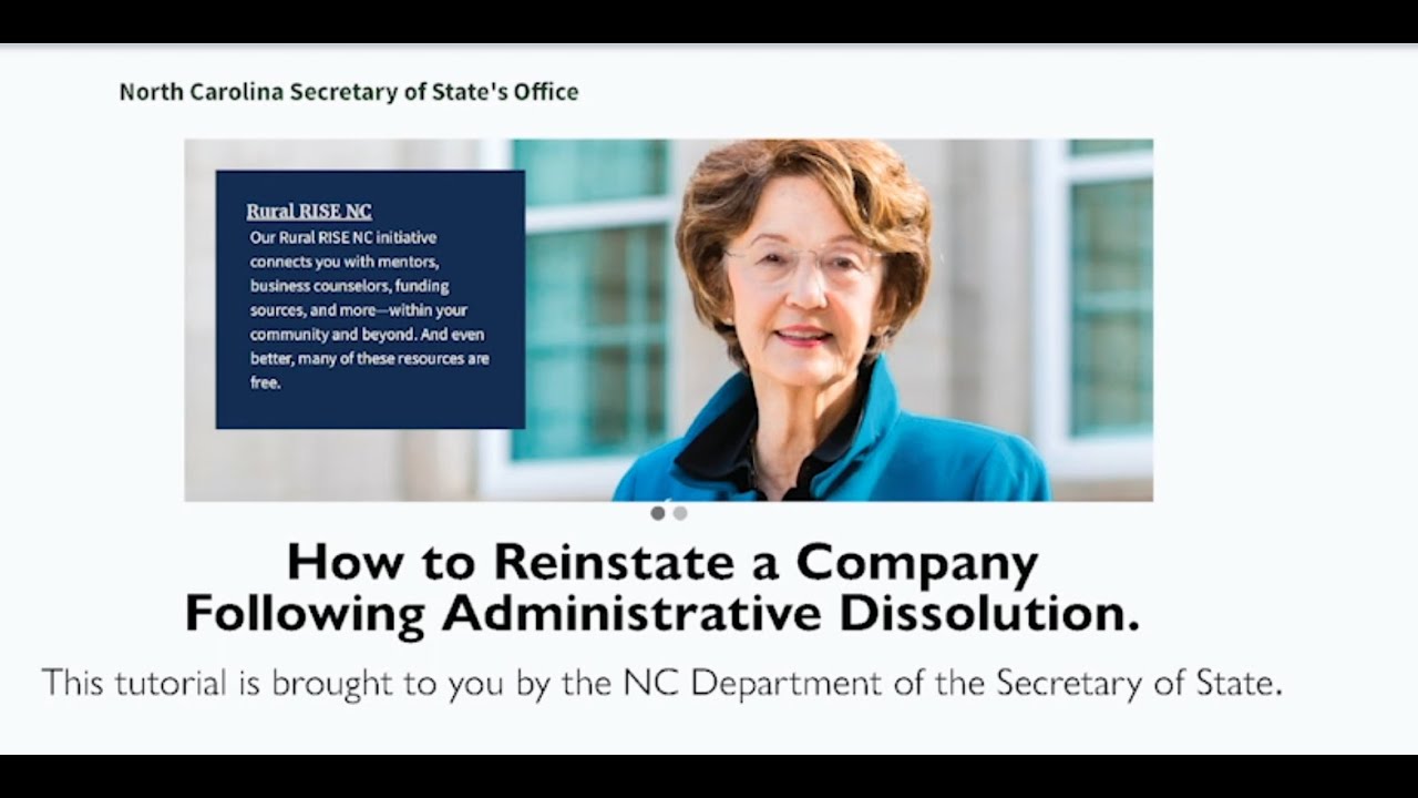 How to Submit a Business Reinstatement Online