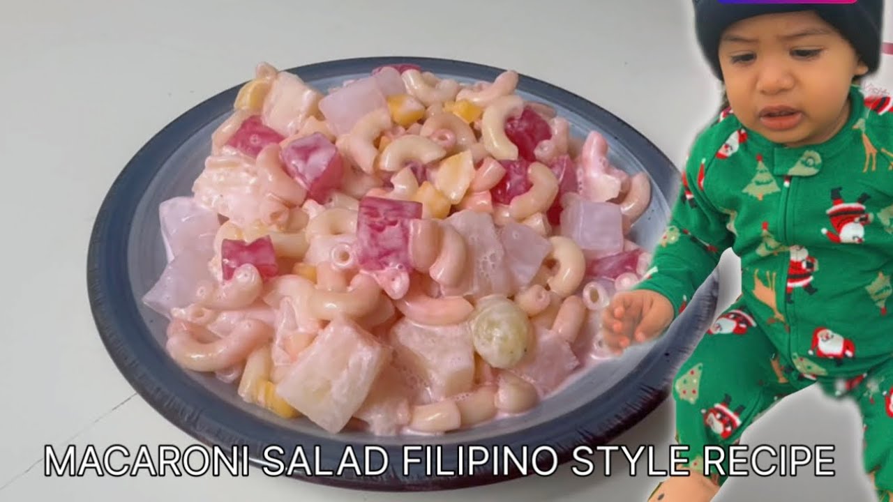 HOW TO COOK MACARONI SALAD FILIPINO STYLE #nestyle #filipinofood 