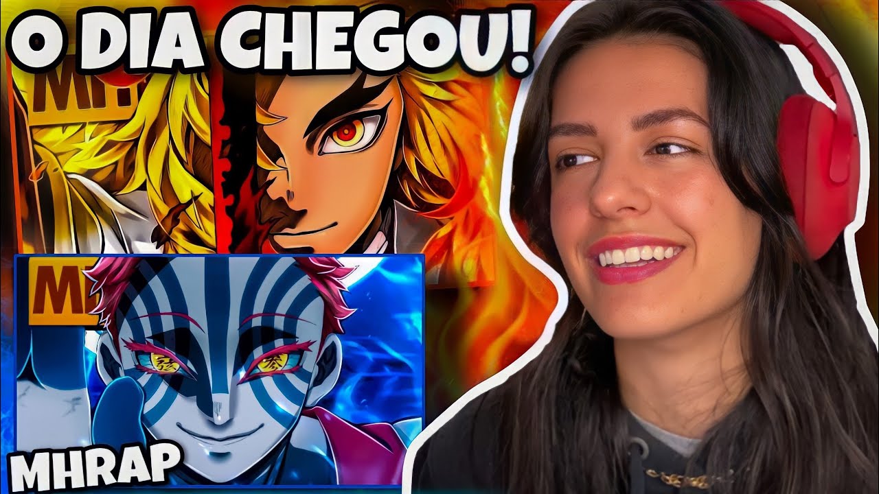 REACT 2 EM 1 Tipo Akaza e Vibe Rengoku (Kimetsu no Yaiba) | MHRAP | gostosa reagindo