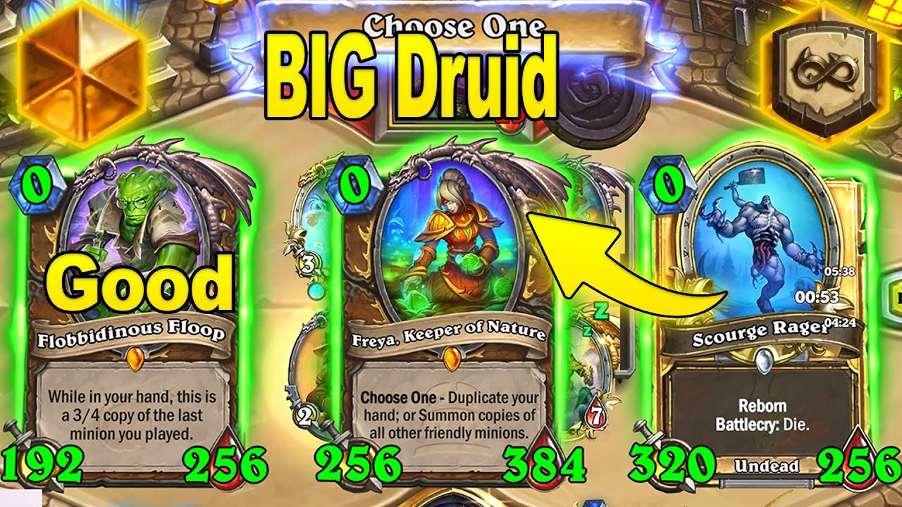 326 Attack Minions Big Druid Is Back & So Much Fun At Wild Showdown in the Badlands | Hearthstone