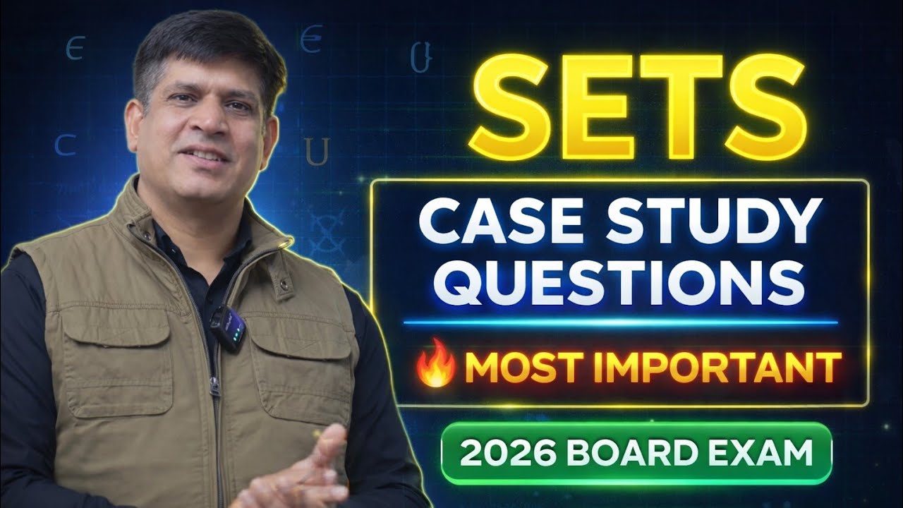 Class 11th Maths Sets Case Study Questions 🔥Most Important for 2026 Board Exam #cbse #maths #board