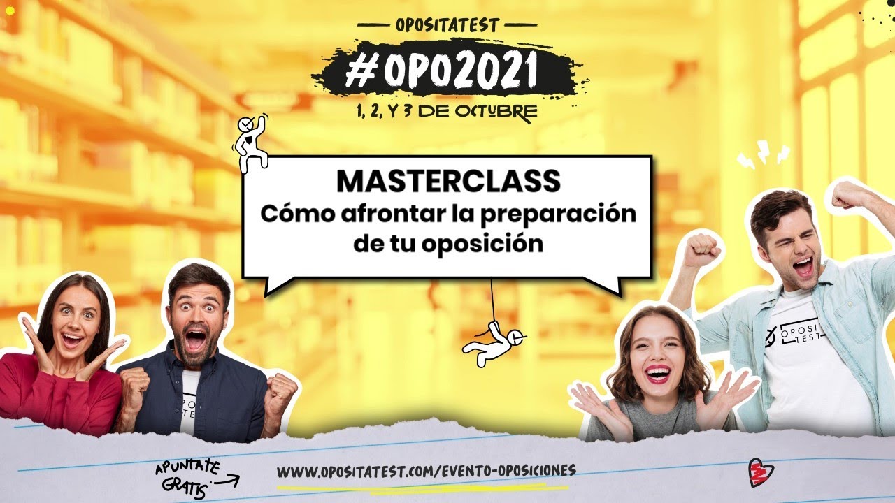 #OPO2021 | C&oacute;mo afrontar la preparaci&oacute;n de tu oposici&oacute;n I Carlos Viader