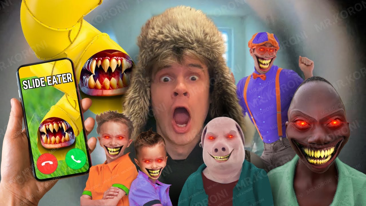 ЕСЛИ SLIDE EATER, BLUPPY.EXE, ВЛАД И НИКИ, ТЕНГЕ ТЕНГЕ И ДЖОН ПОРК СТАЛИ ЗЛЫМИ - ВАМ НУЖНО БЕЖАТЬ