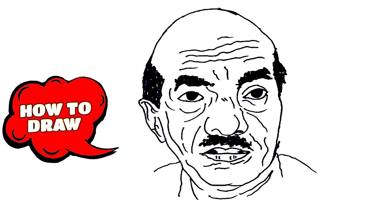 How to Draw Basheer | Vaikom Muhammad Basheer Drawings