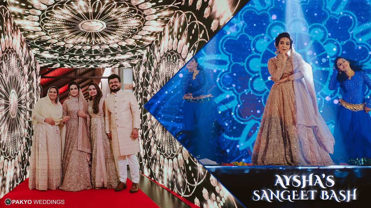 AYSHA NADIRSHA Sangeet🔥😍 #viral BOLLYWOOD NIGHT🔥Kerala Celebrity Wedding Highlights#dileep #nadirsha