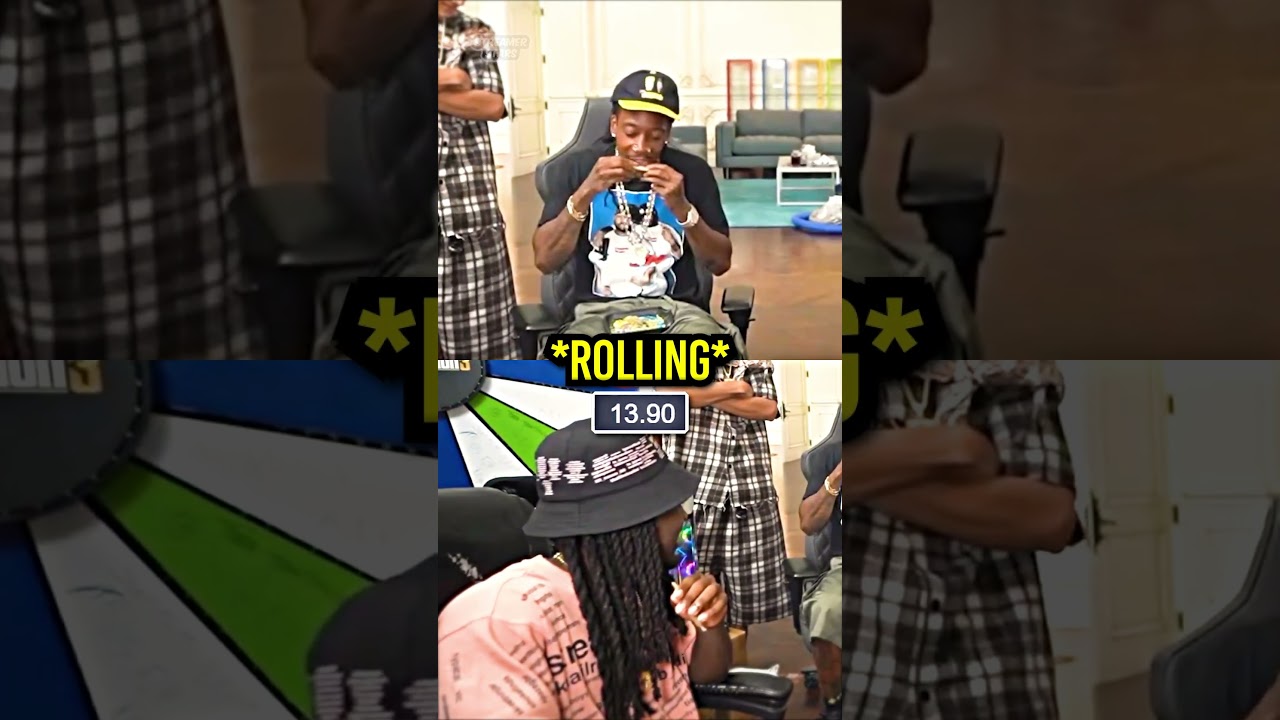 Kai Cenat Tests How Fast Wiz Khalifa Can Roll!😳👀