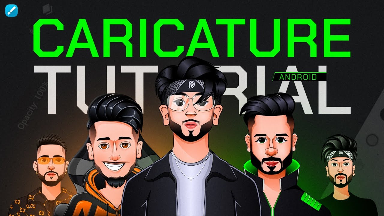 How to make Face Gaming Caricatures on Android | Infinite design tutorial | ft. @theillumater
