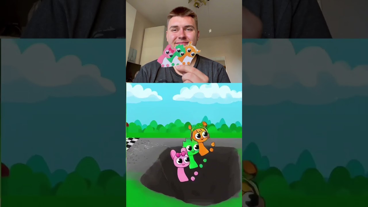 🔥 Sprunki Race in Tiles Hop 🎵 | Fast Music Challenge! 🚀 p344 