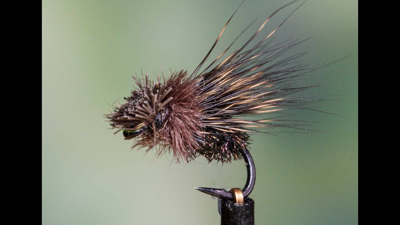 How to - Tie the Deadly Peacock Caddis - Deer/Elk Hair - Tying Deadly Trout Flies