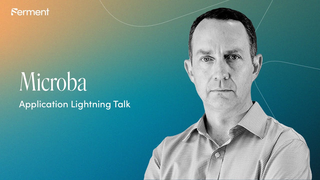 Microba's Application Lightning Talk with Trent Munro, PhD at #GinkgoFerment 2023