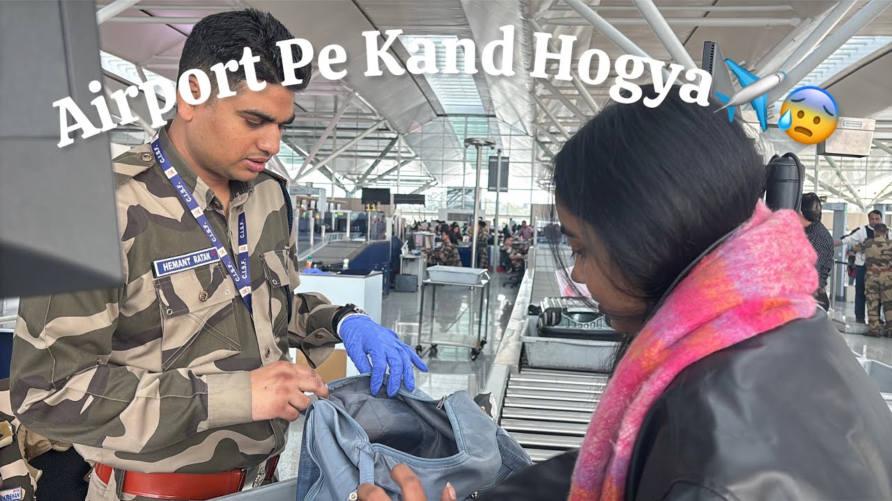 Delhi Airport Pe Kand Hogya😰✈️| Travel Vlog | Full Vlog |Delhi Airport|#trending#delhi#youtubevideos