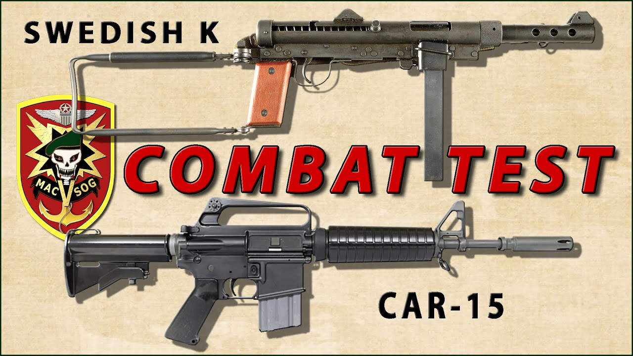 Шведский боевой тест K против CAR-15