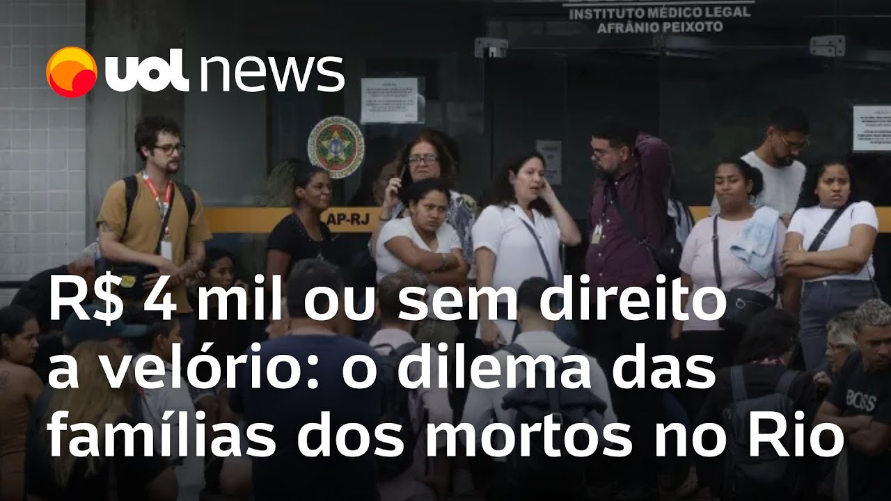 Operação no Rio: R$ 4 mil ou sem direito a velório, o dilema das famílias dos mortos na Penha