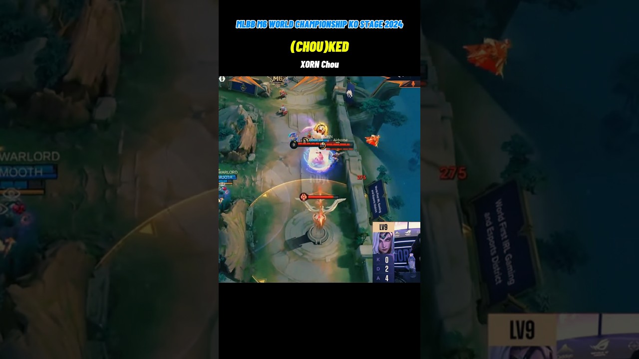 Xorn Chou Choked Moment #mobilelegends #m6 #mlbbm6