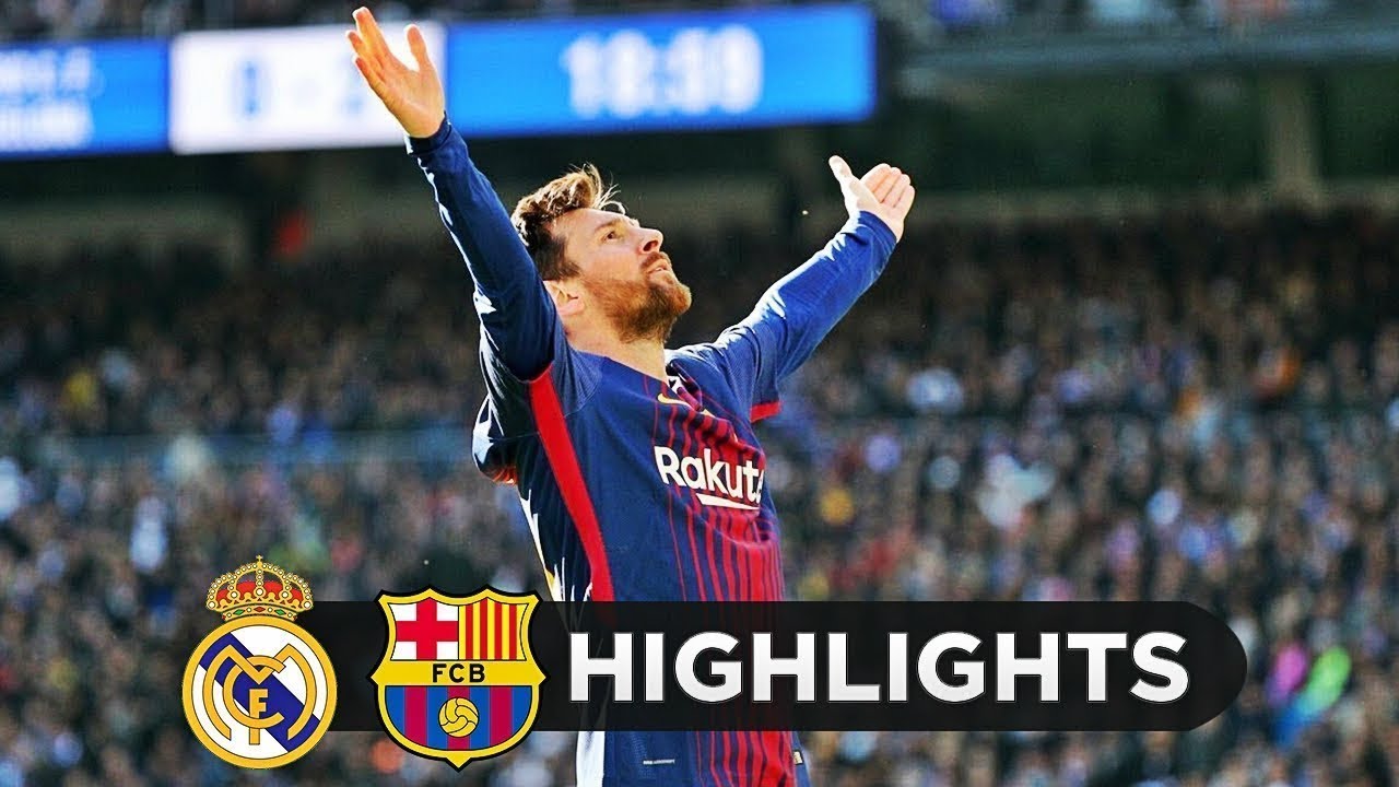 Real Madrid vs Barcelona 0-6   B&uuml;t&uuml;n Goller & Kritik Anlar  23-12-2017 HD