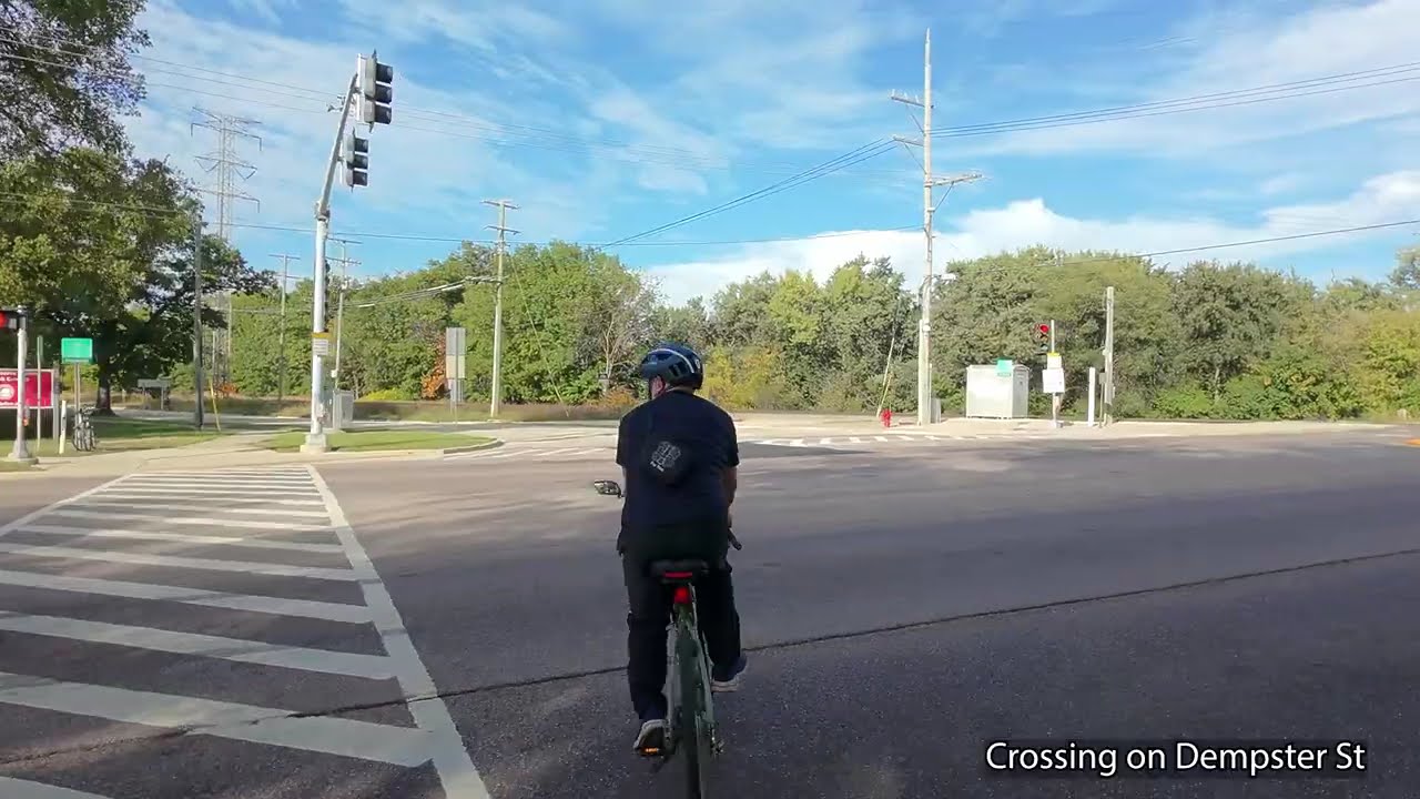 Cycling 38 miles on the Chicago North Branch Trail – October 2025