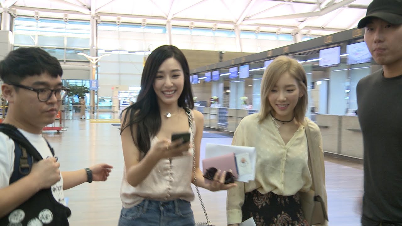 '소녀시대' 태연·티파니 출국 