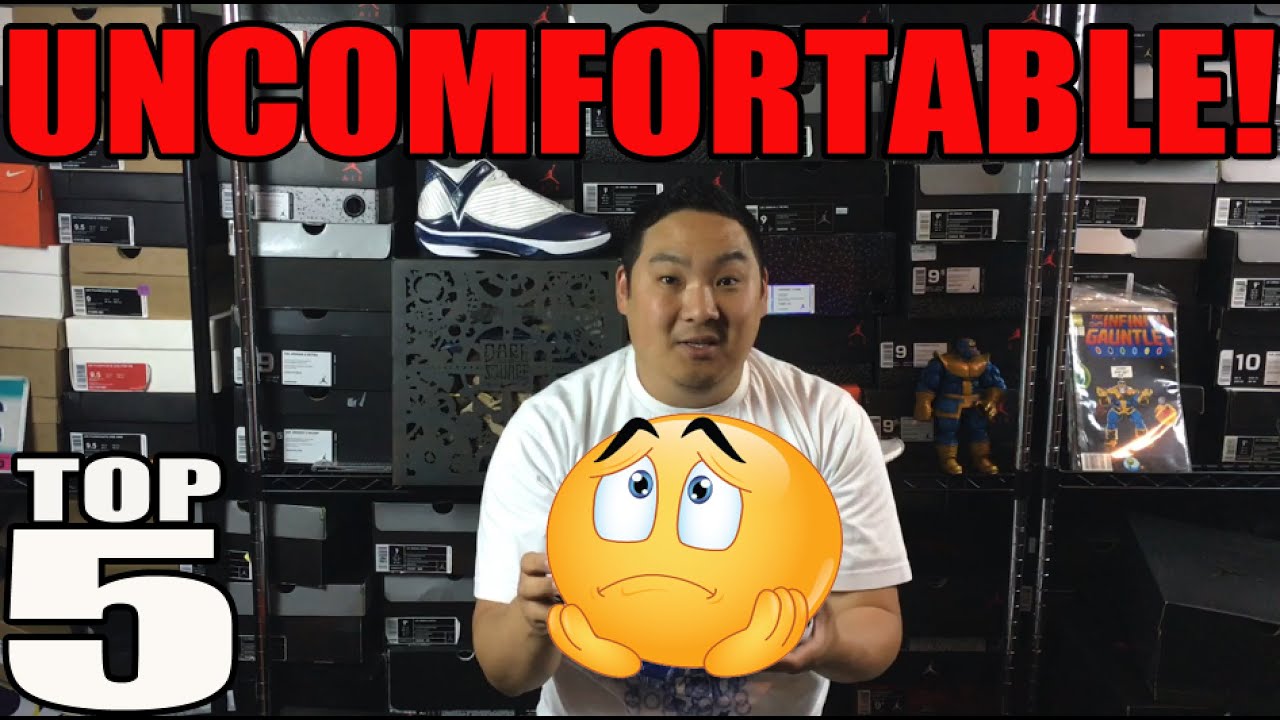TOP 5 MOST UNCOMFORTABLE SNEAKERS!
