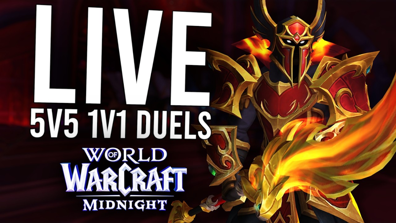 5V5 1V1 DUELS IN MIDNIGHT PRE-PATCH! BRING ME THE BEST OF NA! - WoW: Midnight Pre-Patch (Livestream)