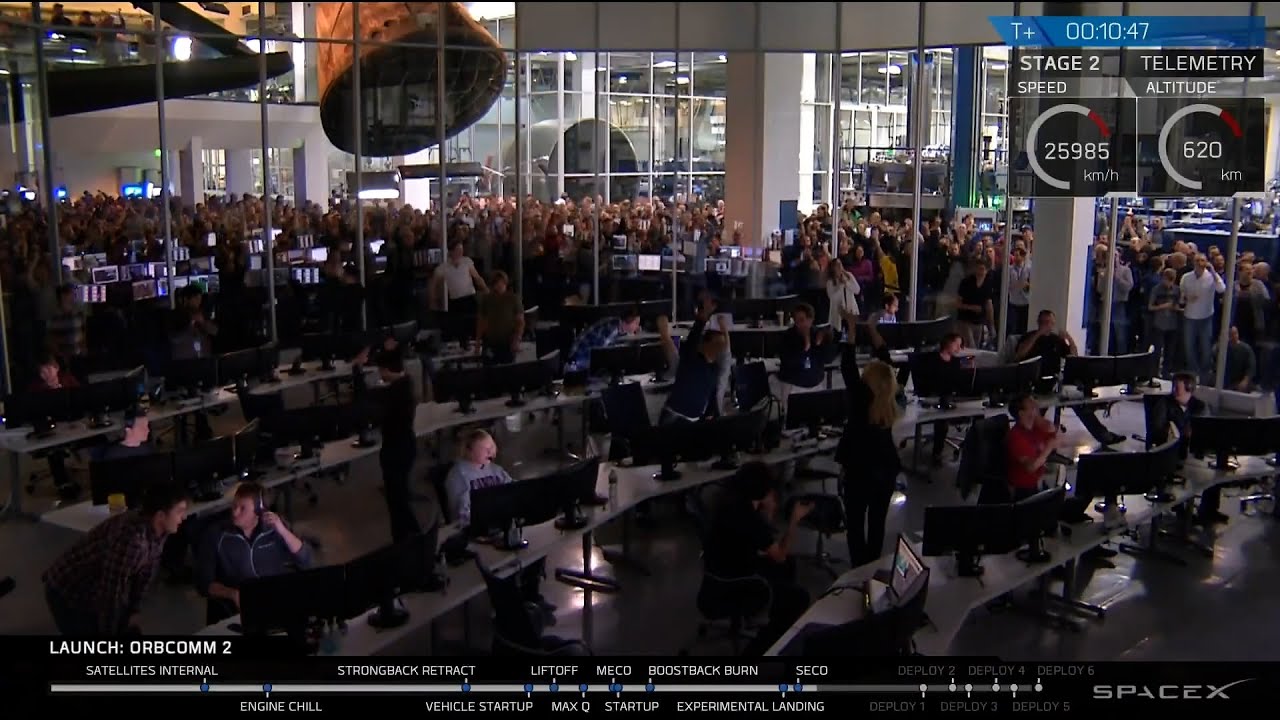 SpaceX ORBCOMM-2 Launch, First Booster Landing, December 21, 2015