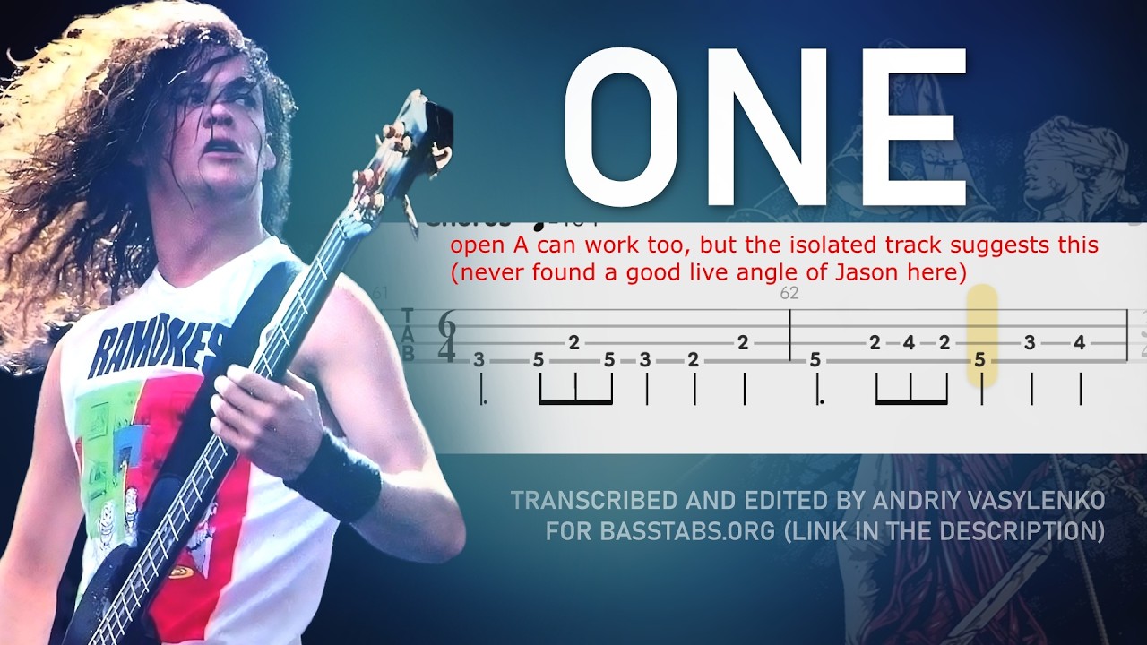Metallica One ISOLATED BASS + TABS