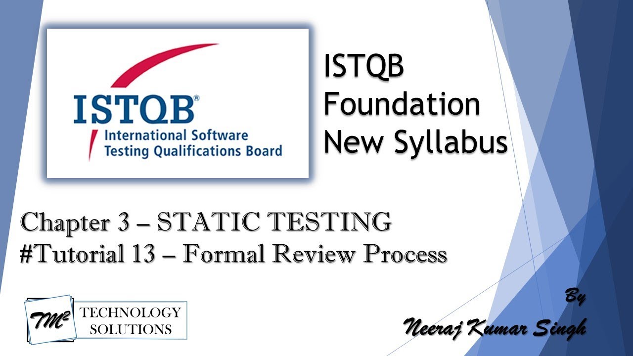 ISTQB Foundation Level | 3.2 Review Process | Formal Review Process | Roles in Review | CTFL