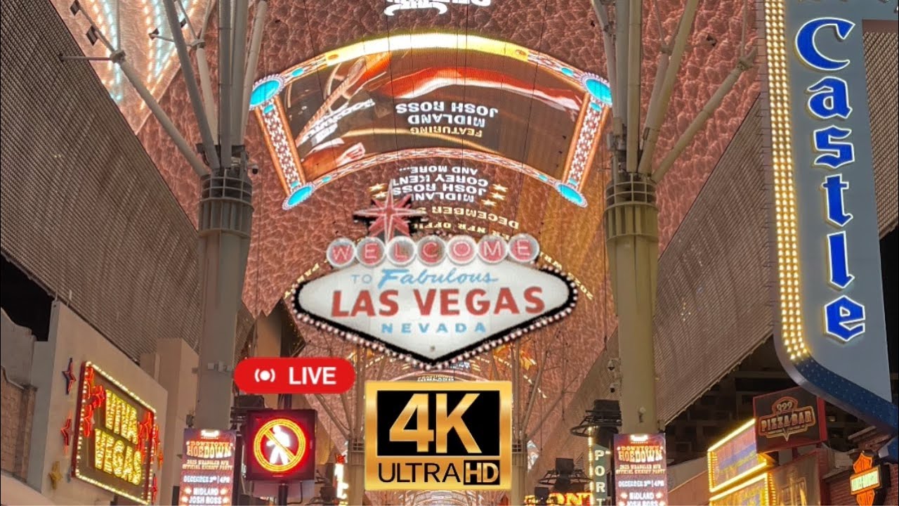 Live From The Las Vegas Fremont Experience #lasvegas  #lasvegaslive
