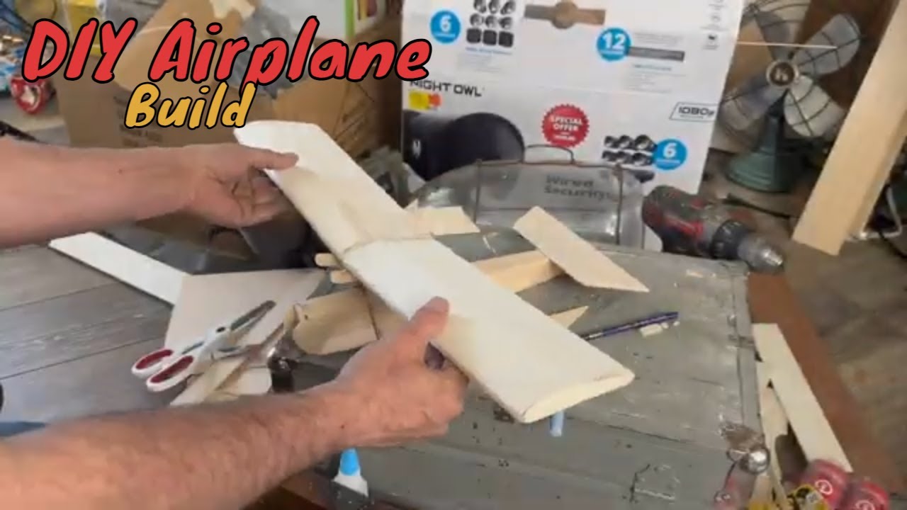 cox .020 RC airplane design and build