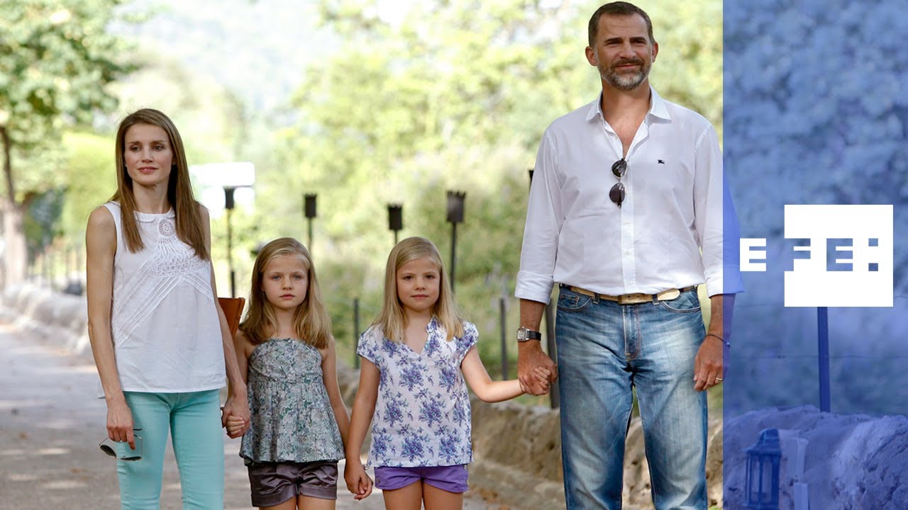 Los Príncipes y sus hijas, en la Tramuntana