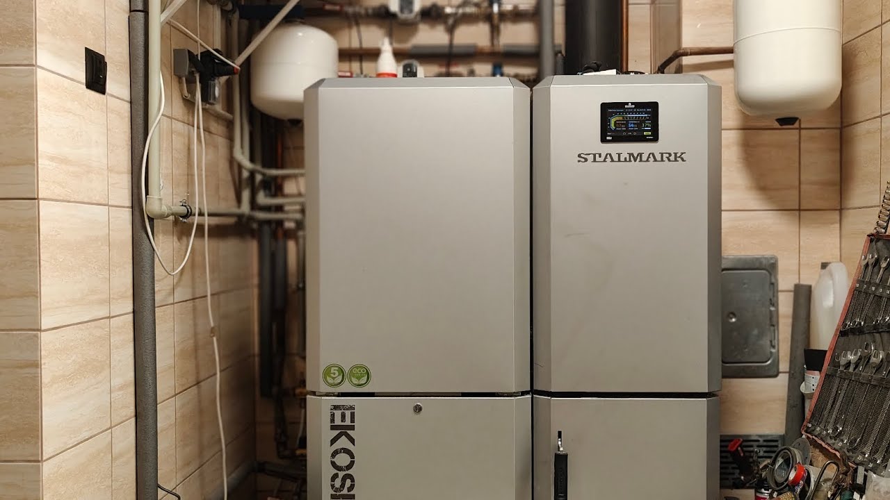 🔥Kocioł na pellet jakie spalanie -20⁰C🥶PIEC PRODUKUJE PELLET👍#STALMARK EKOSILVER 2🔥