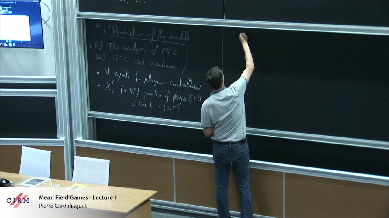 Pierre Cardaliaguet: Mean Field Games - Lecture 1