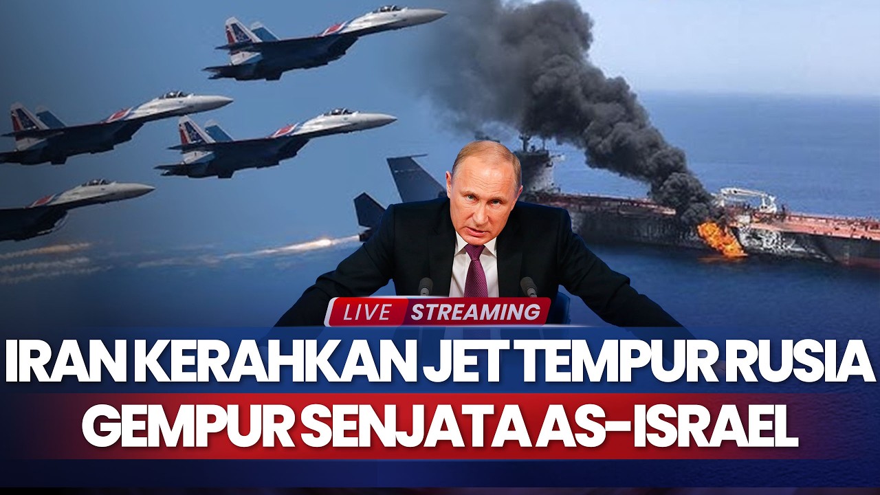Iran Kerahkan Jet Tempur Rusia Gempur Senjata AS-Israel