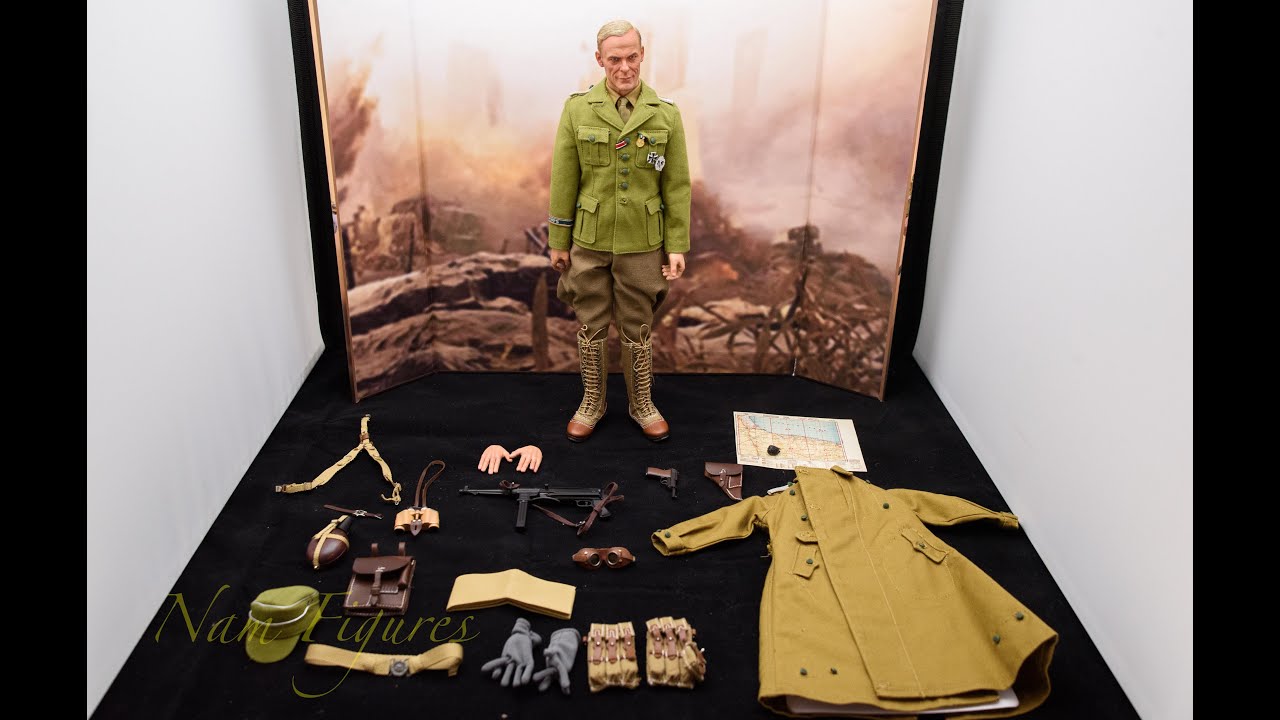 Unboxing 1/6 DID D80151 WW2 German Afrika Korps Infantry Captain – Wilhem - WWII Action Figures