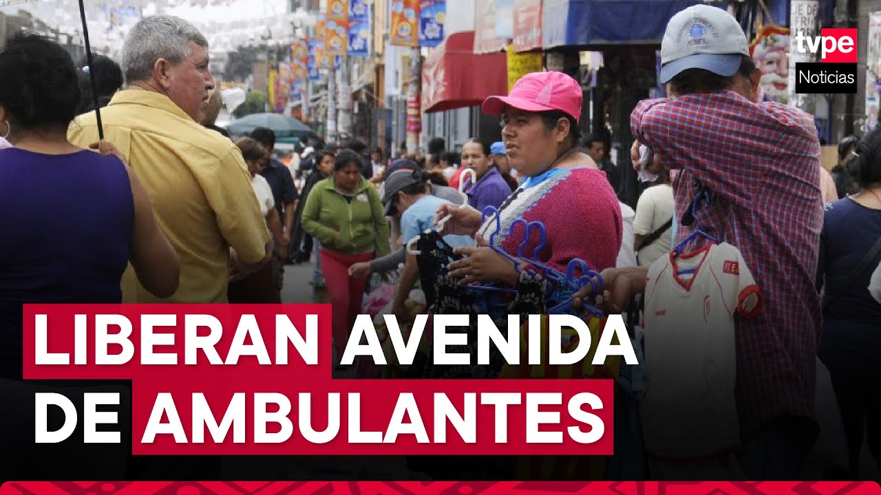 SJL: municipalidad realiza operativo para liberar avenida de vendedores ambulantes