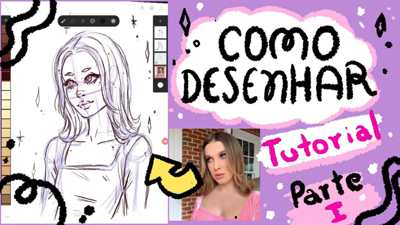 TUTORIAL COMO DESENHAR do ZERO (PASSO Á PASSO) / FÁCIL E RÁPIDO!!! Infinite Painter
