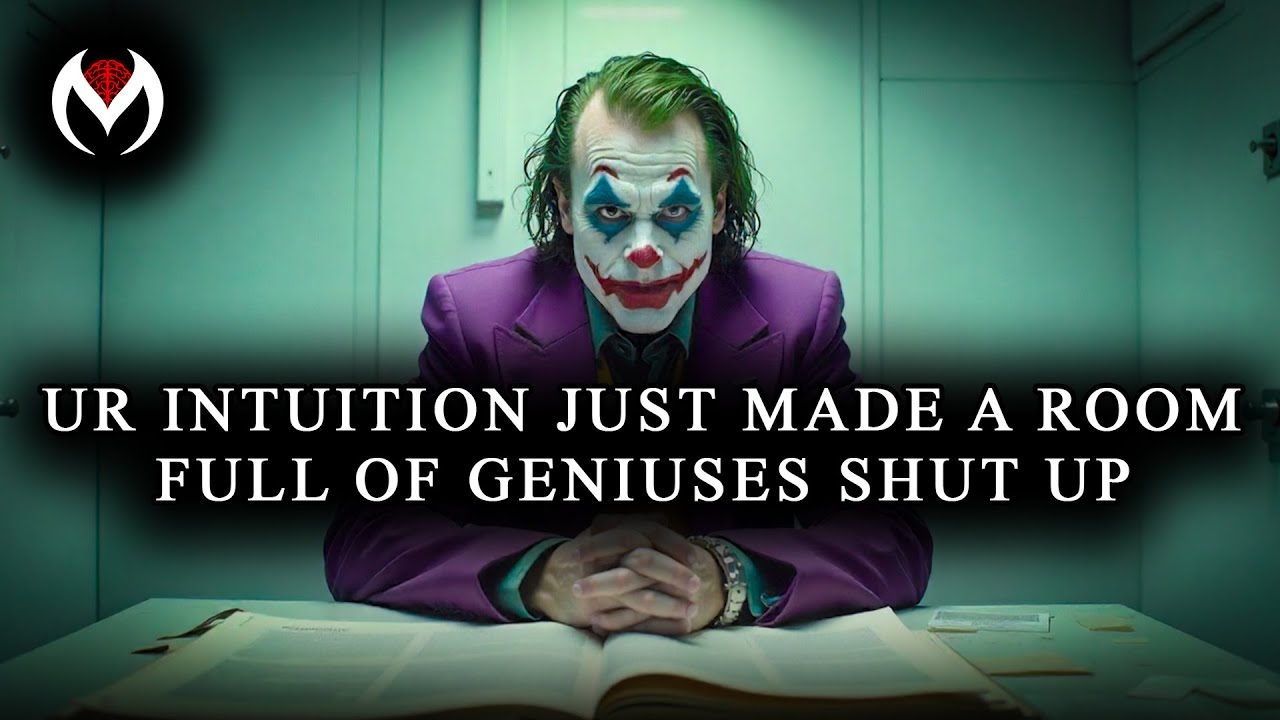 BRO EXCUSE ME??... YOUR INTUITION JUST MADE A ROOM FULL OF GENIUSES SHUT UP 🤐🔮 - JOKER SPEECH