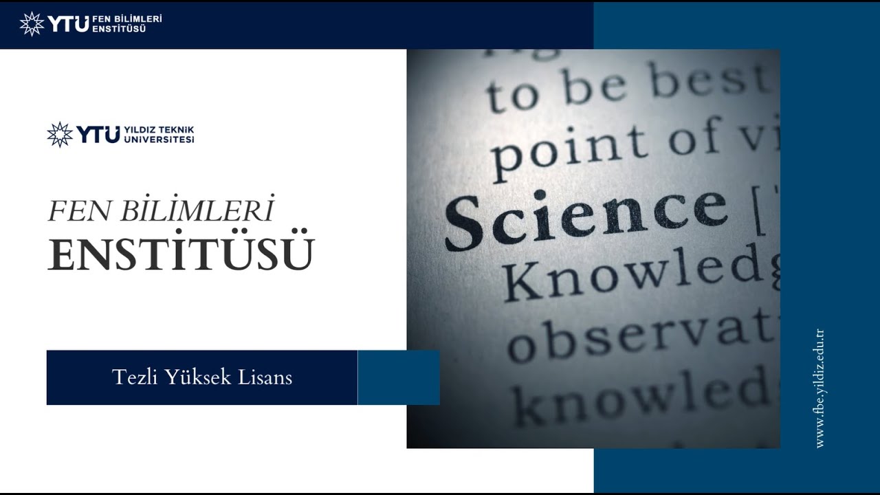 Fen Bilimleri Enstitüsü Tezli Yüksek Lisans Süreci