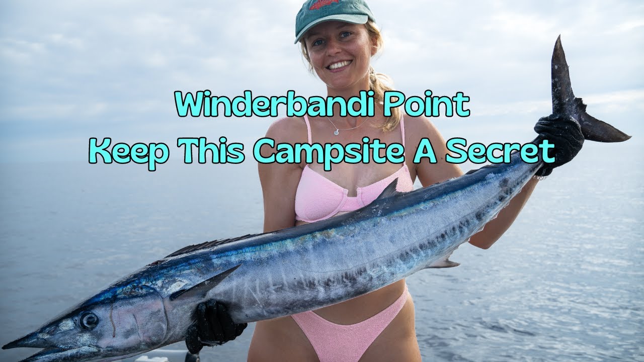 FISHING TO FEED EVERYONE AT REMOTE CAMP, WINDERBANDI POINT