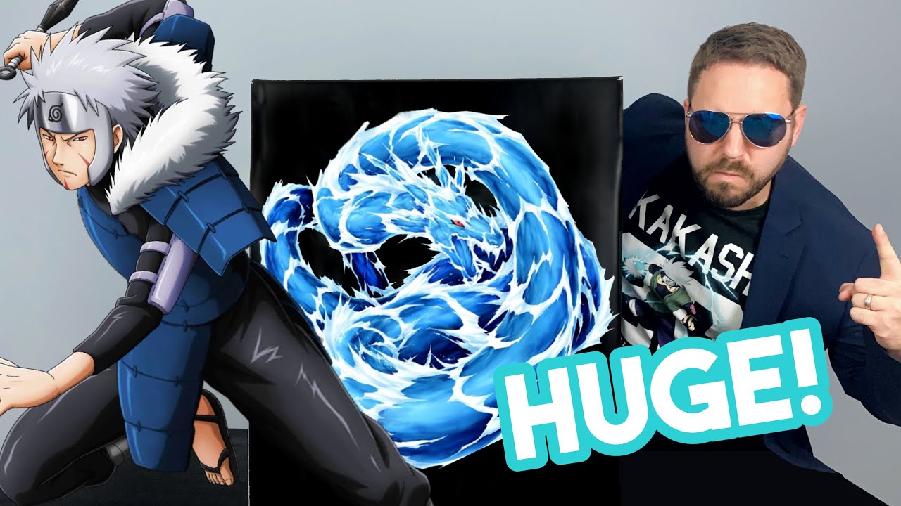 HUGE Tobirama Statue! Using Water 🌊 Dragon 🐲 Jutsu from Naruto Shippuden Unboxing
