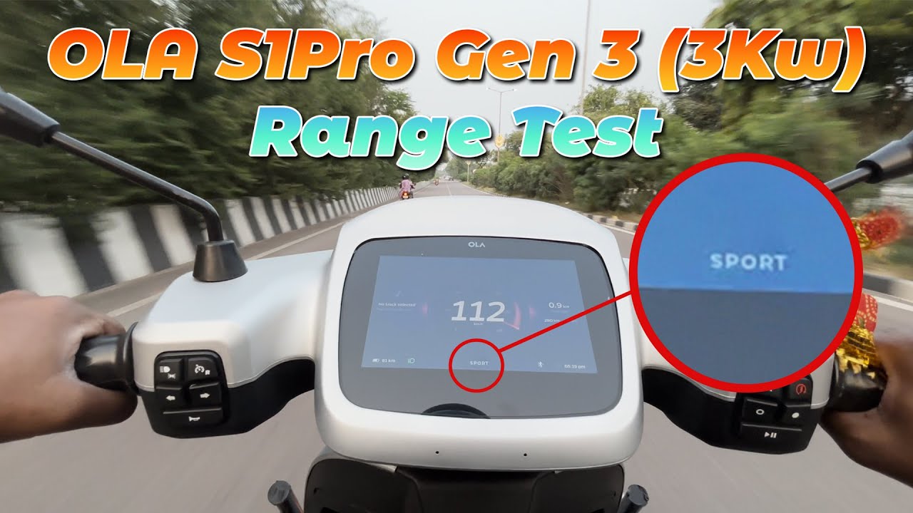 Ola S1 Pro Gen3 3KW Range Test Shocked 😱⚡| The Reality You Should Know! #olas1pro  #electricscooter