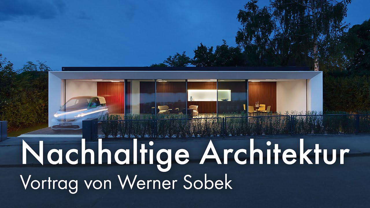 Nachhaltige Architektur: Ist weniger mehr? – Vortrag von Werner Sobek im Literaturhaus Stuttgart
