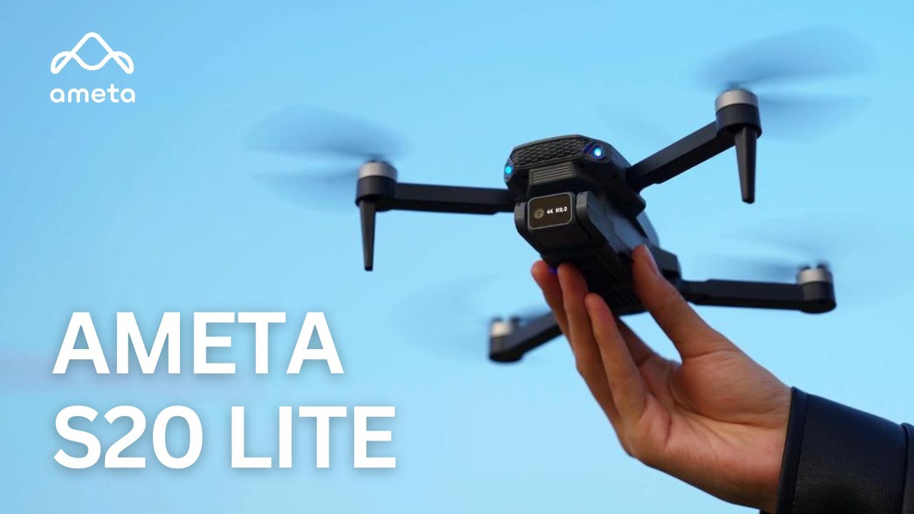 AMETA S20 Lite 4K Beginner Drone Outdoor Flight