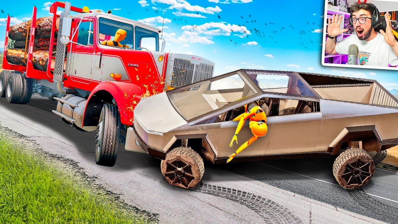 ACCIDENTES EXTREMOS EN LA AUTOPISTA 💥 | BeamNG Drive