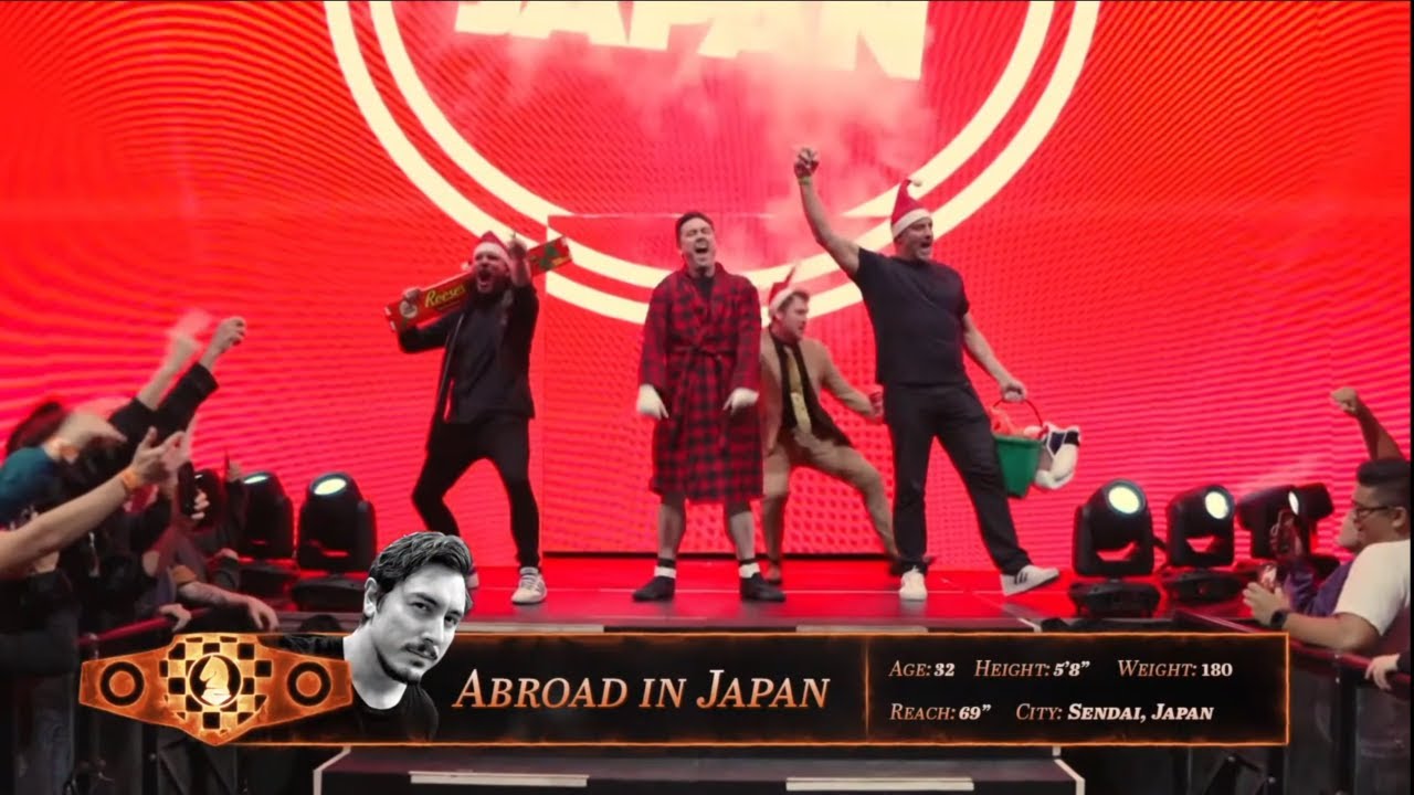 AbroadInJapan's Hilarious Boxing Intro Ft. CDawgVA + PremierTwo + JunkFoodJapan | Ludwig ChessBoxing
