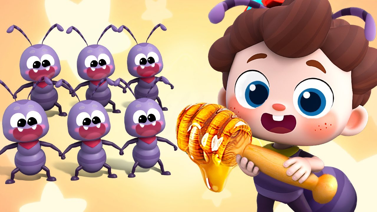 Ants Go Marching | Learn Numbers | Nursery Rhymes for Babies | BabyBus