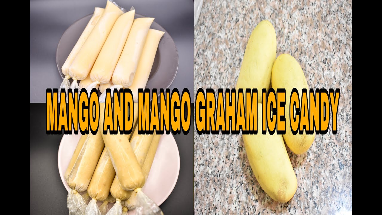 MANGO AND MANGO GRAHAM ICE CANDY||how to make ice candy||smooth and yummy