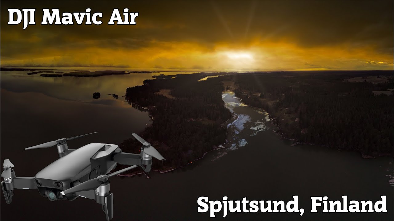 Flying in Spjutsund, Sipoo, Finland with DJI Mavic Air