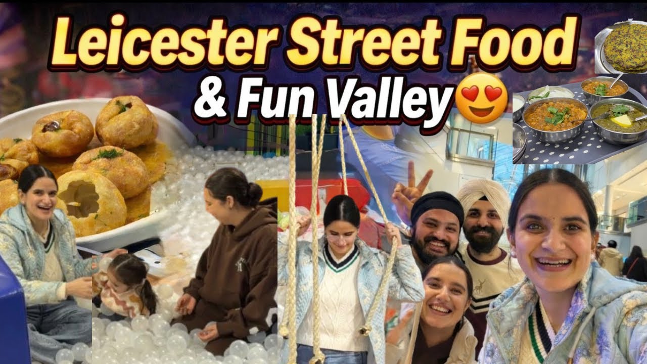 Aur Hum Bhi Bache Ban Gaye😂Indian Steet Food🍛#viralvlogs #jammuvlogs #familyvlog  #ukvlog 